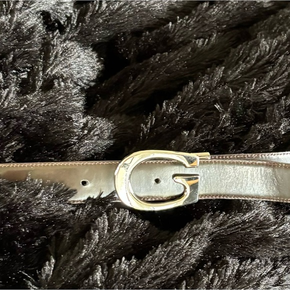 Gucci vintage reversible black/brown G buckle belt Size S - Picture 3 of 8